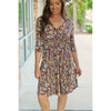 IN STOCK Taylor Dress - Mocha Floral | Women's Dress