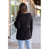 IN STOCK Long Sleeve Sarah Ruffle - Black | Women's Top