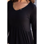 IN STOCK Long Sleeve Sarah Ruffle - Black | Women's Top