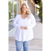 IN STOCK Long Sleeve Sarah Ruffle - White | Women's Top