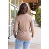 IN STOCK Larissa Long Sleeve - Mocha | Women's V-Neck Top FINAL SALE