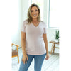 IN STOCK Olivia Tee - Dusty Pink