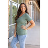 IN STOCK Olivia Tee - Sage | Women's Short Sleeve FINAL SALE