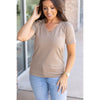 IN STOCK Olivia Tee - Mocha | Women's Short Sleeve