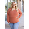 IN STOCK Leah Long Sleeve Top - Pumpkin | Women's Casual Top FINAL SALE