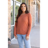 IN STOCK Leah Long Sleeve Top - Pumpkin | Women's Casual Top FINAL SALE