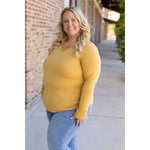 IN STOCK Leah Long Sleeve Top - Mustard | Women's Casual Top FINAL SALE