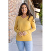 IN STOCK Leah Long Sleeve Top - Mustard | Women's Casual Top FINAL SALE