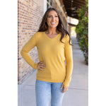 IN STOCK Leah Long Sleeve Top - Mustard | Women's Casual Top FINAL SALE