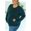 IN STOCK Harper Long Sleeve Henley - Evergreen | Women's Cozy Shirt