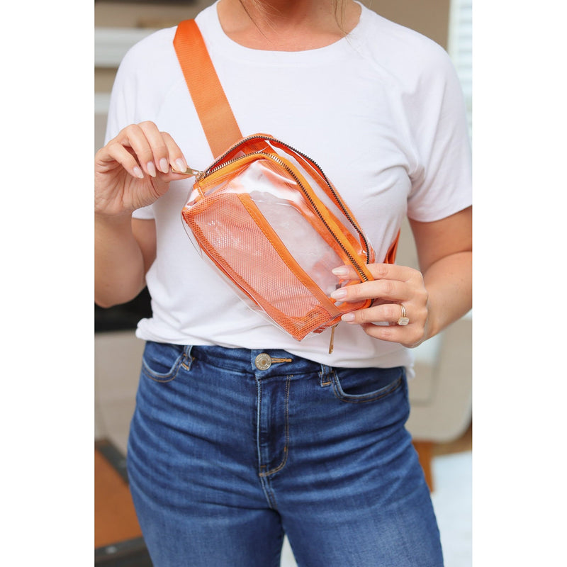 IN STOCK Clear Bag - Orange | Women's Crossbody Bag