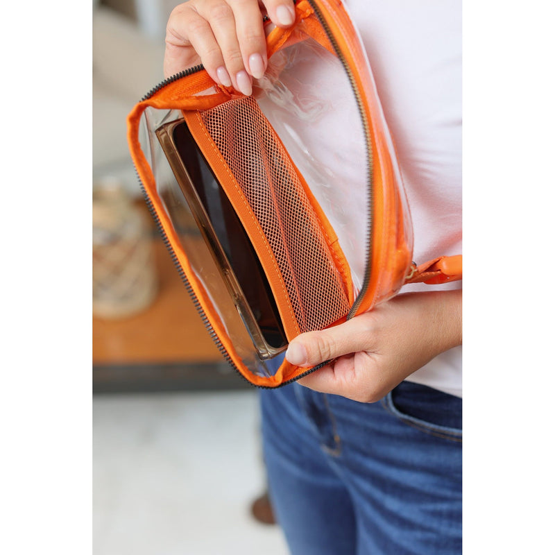 IN STOCK Clear Bag - Orange | Women's Crossbody Bag