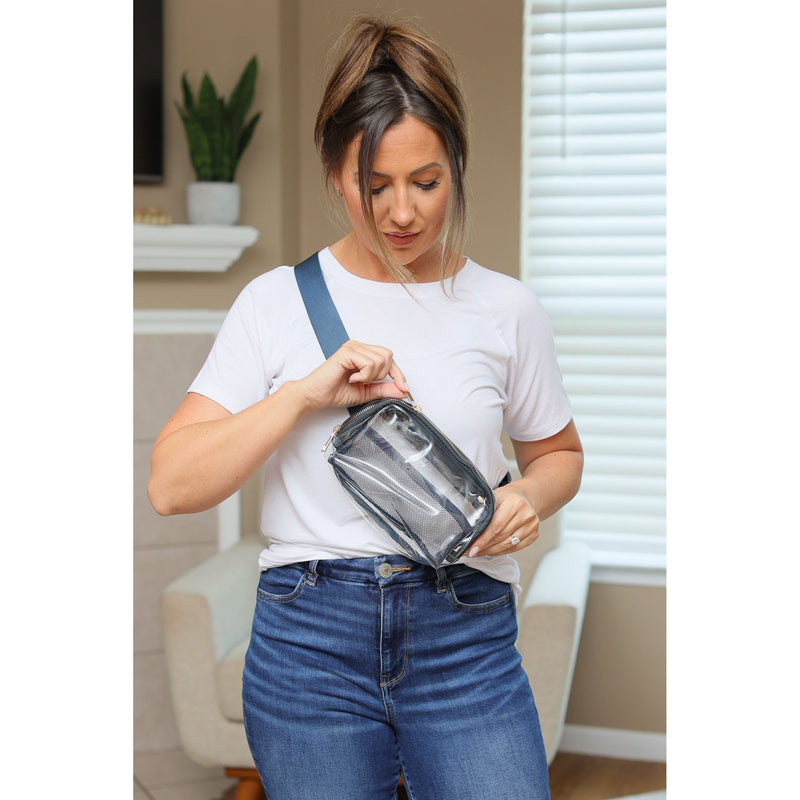 IN STOCK Clear Bag - Navy | Women's Crossbody Bag