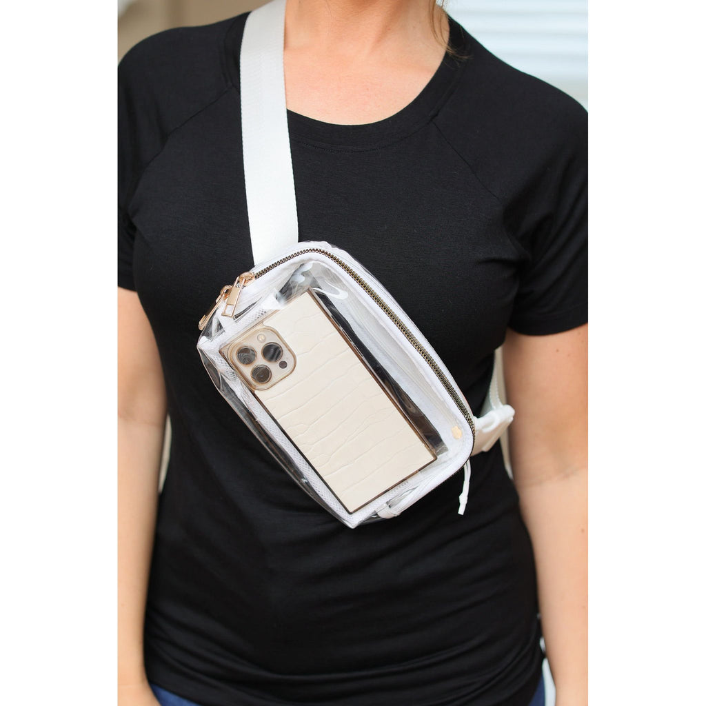 Clear Bag - White | Women's Crossbody Bag