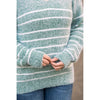 IN STOCK Cozy Striped Sweater - Green