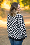 IN STOCK Black Checker Cardigan