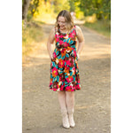 IN STOCK Kelsey Tank Dress - Bold Magenta Floral FINAL SALE