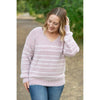 IN STOCK Cozy Striped Sweater - Mauve