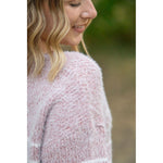 IN STOCK Cozy Striped Sweater - Mauve