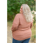 IN STOCK Brittney Button Sweater - Terra Cotta | Women's Long Sleeve FINAL SALE