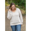 IN STOCK Cozy Striped Sweater - Natural