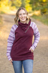 IN STOCK Classic Zoey ZipCowl Sweatshirt - Berry Serape