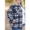 IN STOCK Norah Plaid Shacket - Classic Black and White | Women's Shacket