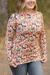 IN STOCK Blair Long Sleeve Top - Red Floral