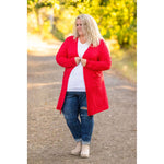 IN STOCK Classic Cardigan - Red