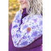 IN STOCK Zoey ZipCowl - Plum and Purple Floral FINAL SALE