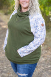 IN STOCK Zoey ZipCowl - Olive and Boho Floral FINAL SALE