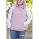 IN STOCK Zoey ZipCowl - Pink and Blush Floral