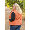 IN STOCK Corduroy Vest - Pumpkin FINAL SALE