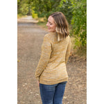 IN STOCK Hannah Pocket Pullover - Mustard FINAL SALE