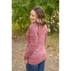 IN STOCK Hannah Pocket Pullover - Red