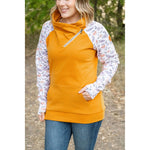 IN STOCK Zoey ZipCowl - Mustard and Harvest Floral FINAL SALE