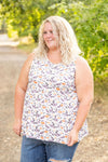 IN STOCK Renee Ruffle Tank - Harvest Floral FINAL SALE