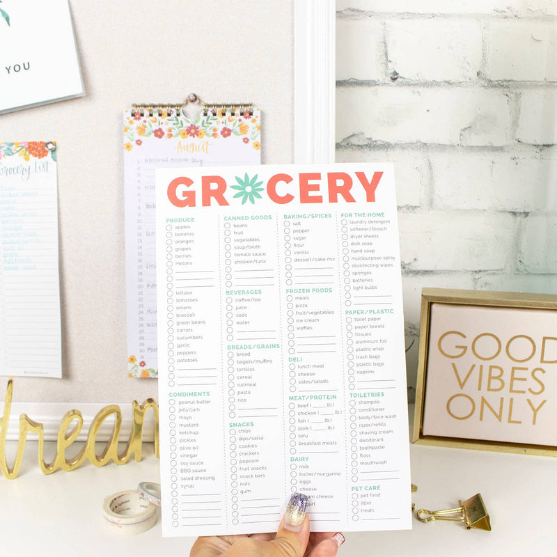 6x9 Magnetic Grocery Planning Pad