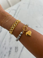 GLAM HEART BRACELET