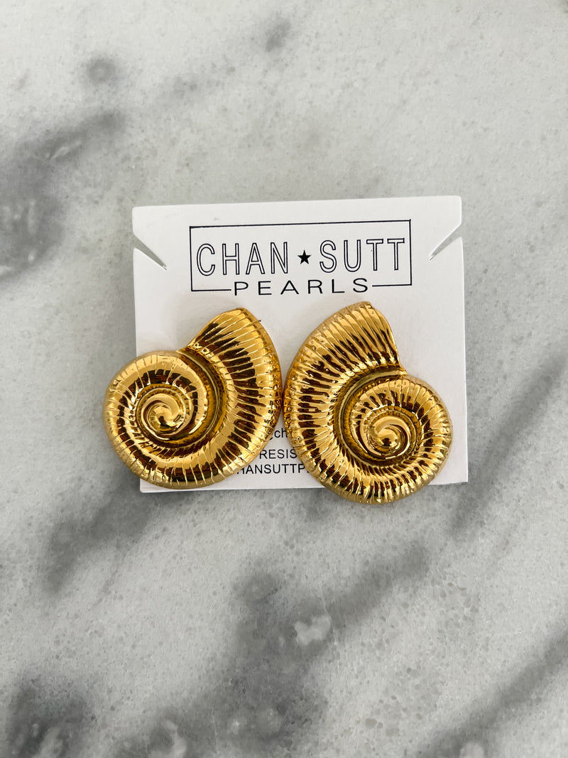 LARGE SHELL EARRINGS