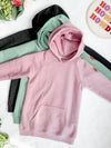 IN STOCK Tatum Textured Pullover Hoodie - Rose