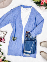 IN STOCK Madison Cozy Cardigan - Blue