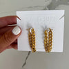 CHAIN LOOP EARRINGS