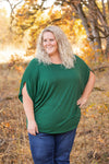 IN STOCK Darcy Dolman Top - Forest Green | Women's Flowy Top