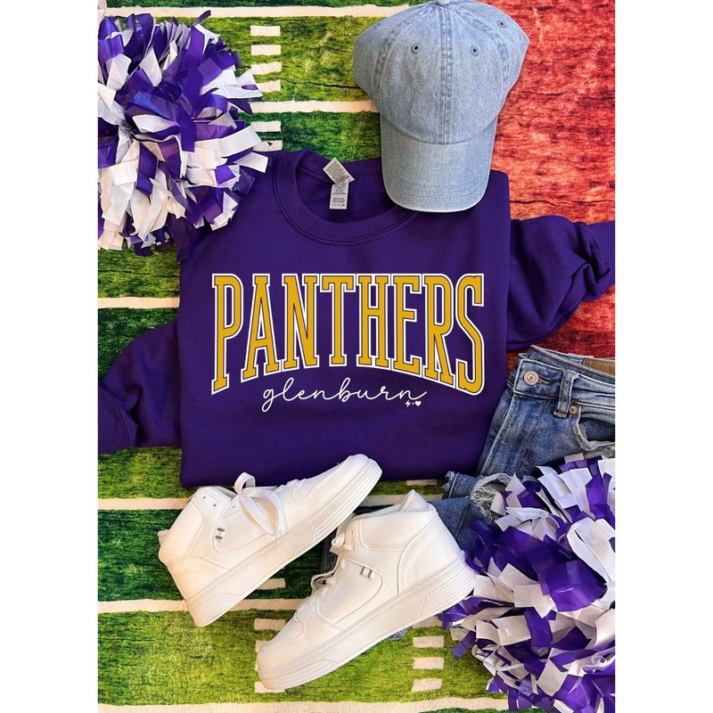 panther purple crewneck