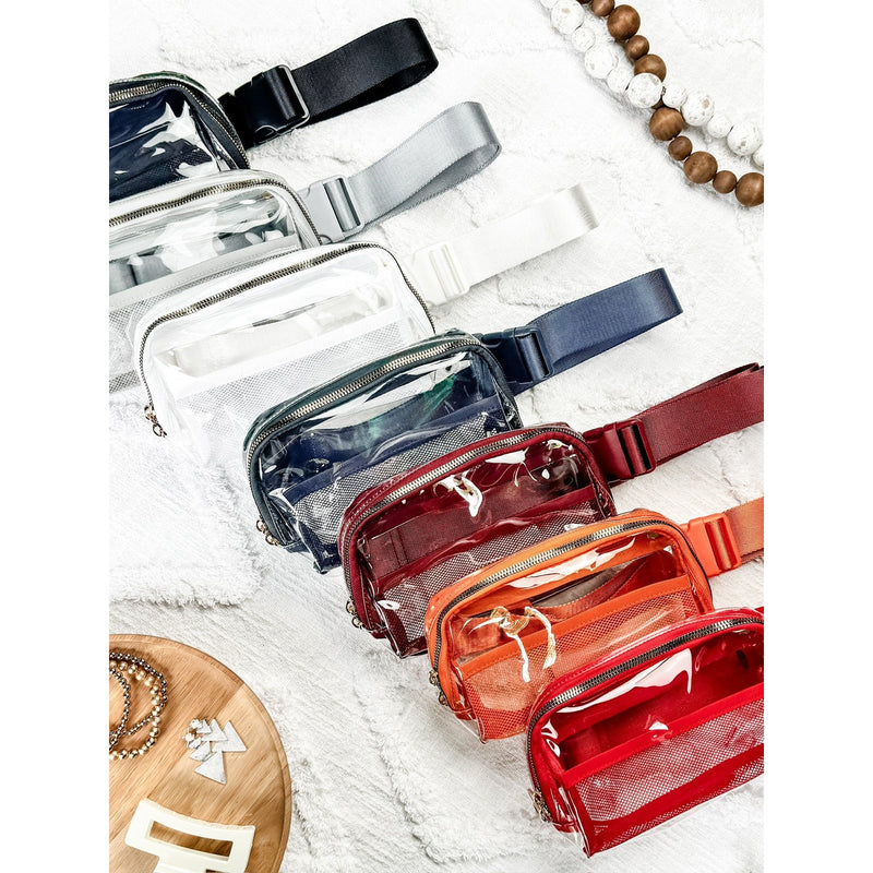 IN STOCK Clear Bag - Wine | Women's Crossbody Bag