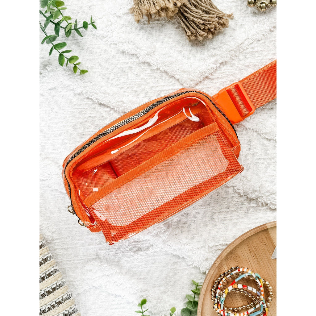 Clear Bag - Orange | Women's Crossbody Bag