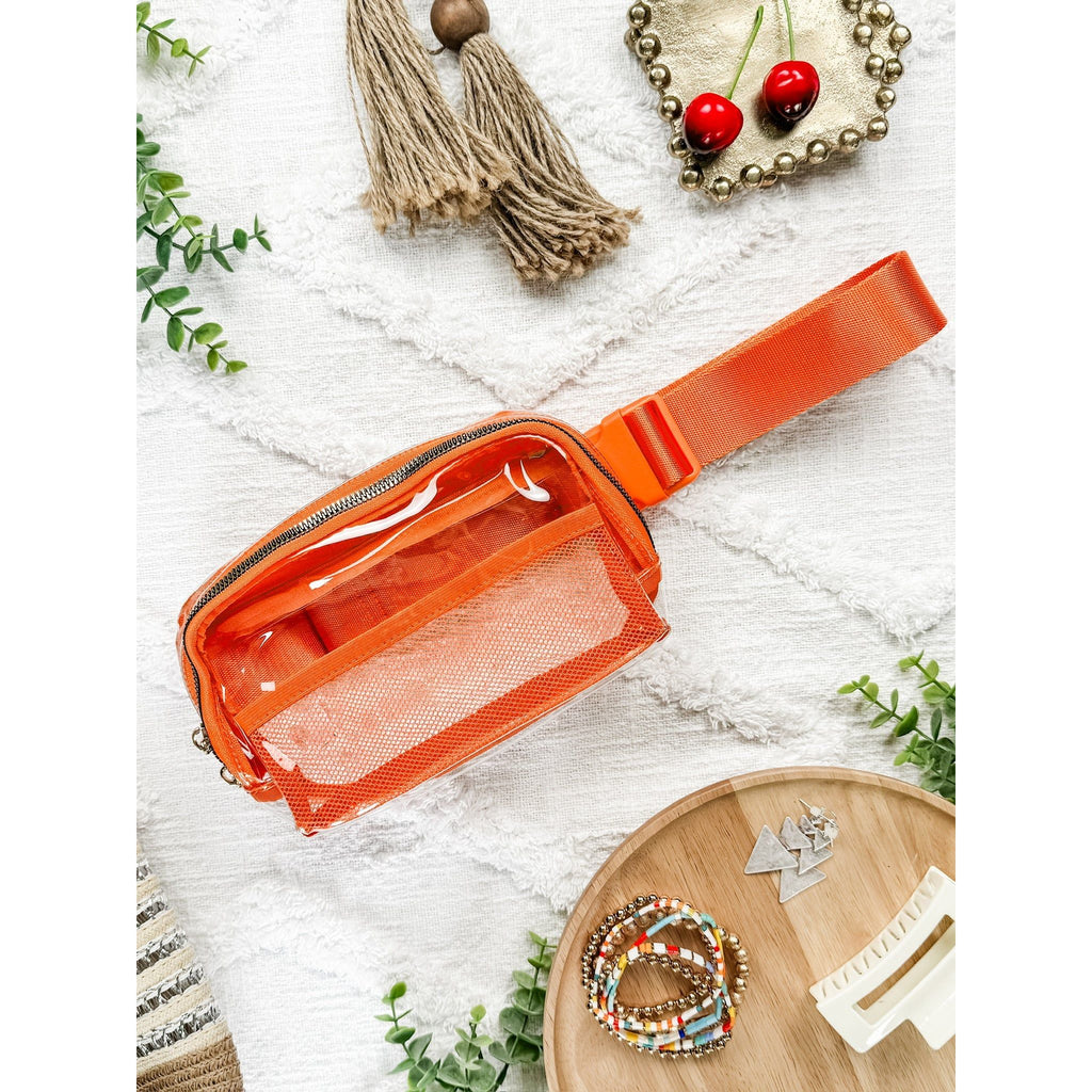 Clear Bag - Orange | Women's Crossbody Bag