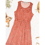 IN STOCK Bailey Dress - Rust Floral | Women's Tank Dress