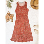 IN STOCK Bailey Dress - Rust Floral | Women's Tank Dress